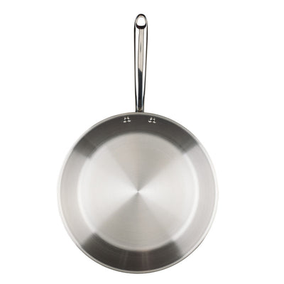 12.5-Inch Stainless Steel Frying Pan