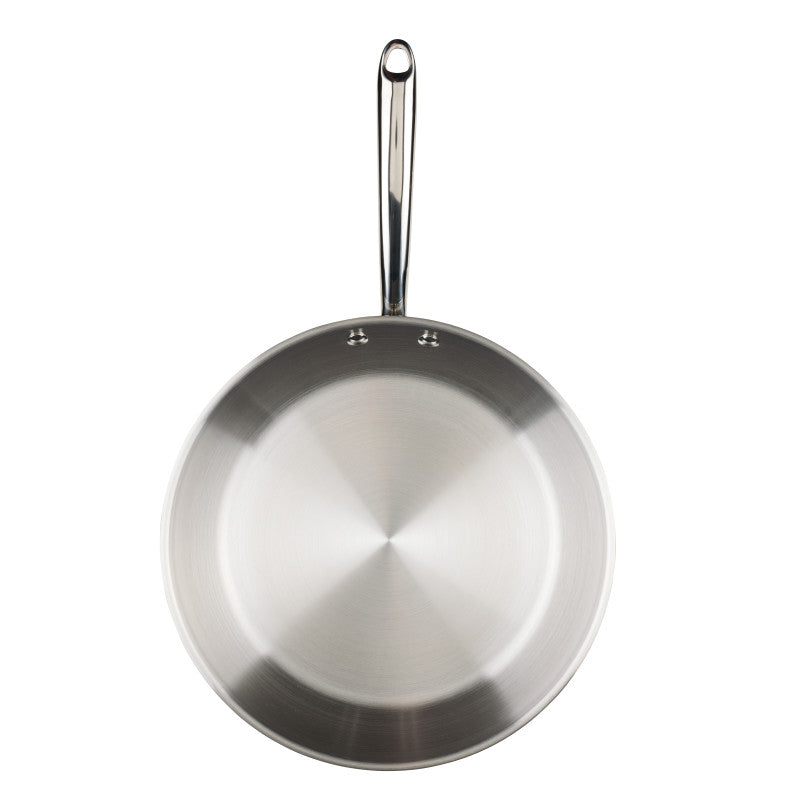 12.5-Inch Stainless Steel Frying Pan