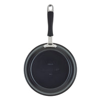Ceramic Nonstick Frying Pan with black handle, viewed from above.