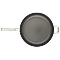 The Cook + Create Hard Anodized Nonstick Frying Pans are crafted from hard-anodized aluminum and come with a long handle and smaller side grip for easy handling. They feature a triple-layer nonstick surface that ensures excellent performance for all your cooking requirements.