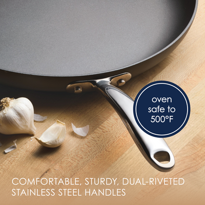 14-Inch Professional Hard Anodized Nonstick Frying Pan