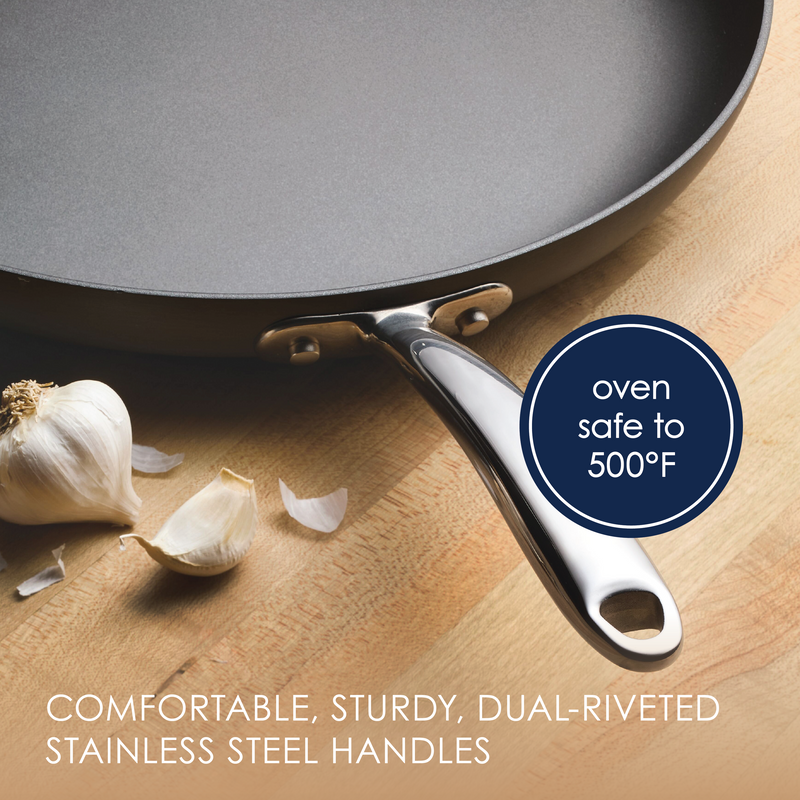 14-Inch Professional Hard Anodized Nonstick Frying Pan