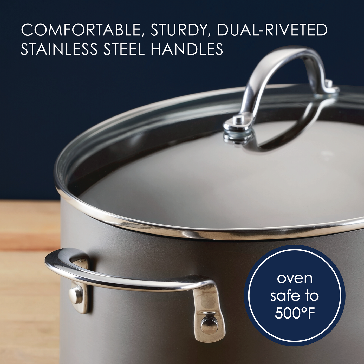 Oval Cooking Pot with Lid: 8-Quart Stockpot Nonstick | Rachael Ray