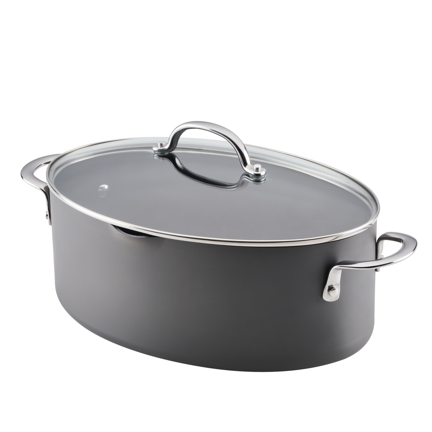 調理器具 GoodPlus CASTPOT OVAL 26cm Oval Cooking Pot with Lid: 8-Quart Stockpot Nonstick | Rachael Ray