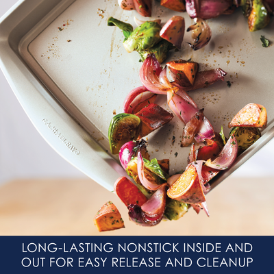 3-Piece Nonstick Covered Cake Pan & Baking Sheet Set