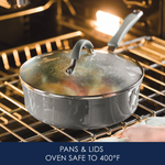 14-Piece Cucina Nonstick Cookware and Measuring Cup Set 17218-TE02 - 28816147677366