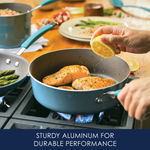 14-Piece Cucina Nonstick Cookware and Measuring Cup Set 17214-TE02 - 28816142467254