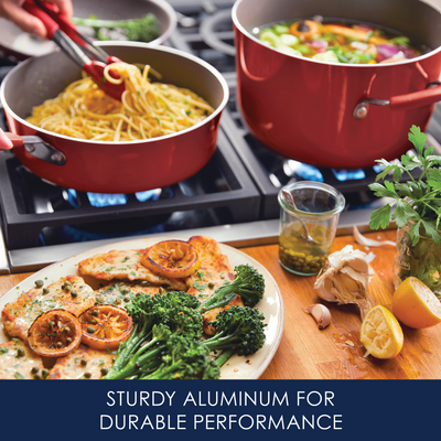 12-Piece Cucina Nonstick Cookware Set