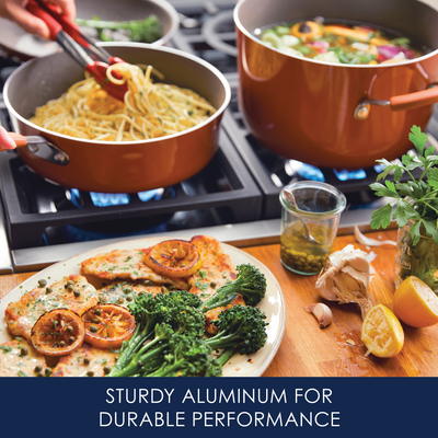 12-Piece Cucina Nonstick Cookware Set