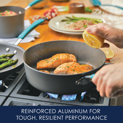 12-Piece Cucina Hard Anodized Nonstick Cookware Set