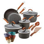 18-Piece Hard-Anodized Nonstick Cookware and Prep Bowl Set 09358 - 26646765338806
