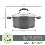 5-Quart Nonstick Induction Dutch Oven with Lid 12007 - 26751679299766