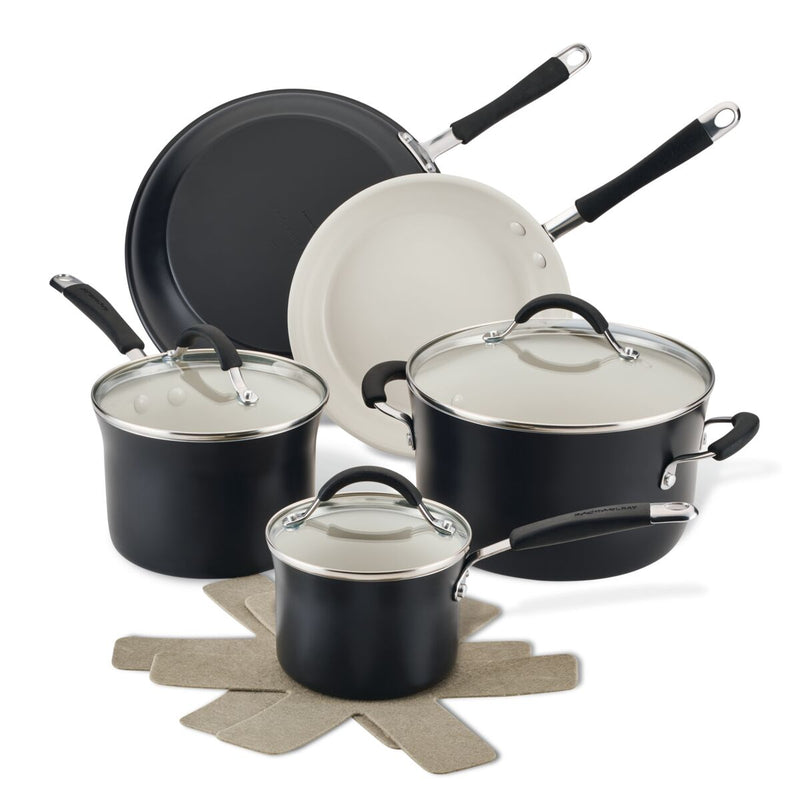 10-Piece Cucina Ceramic Nonstick Cookware Set