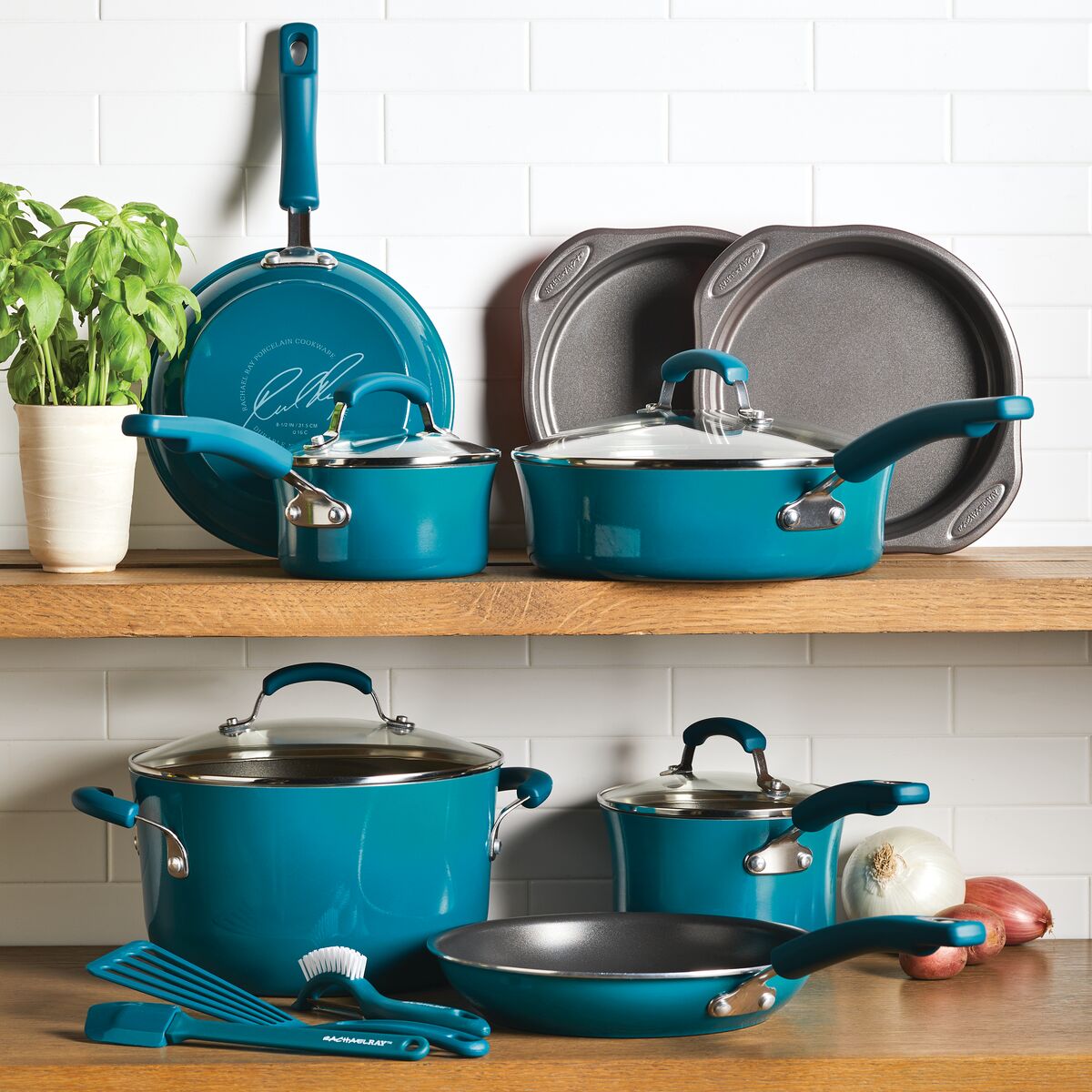 15 Piece Cookware Set (Nonstick) | Rachael Ray