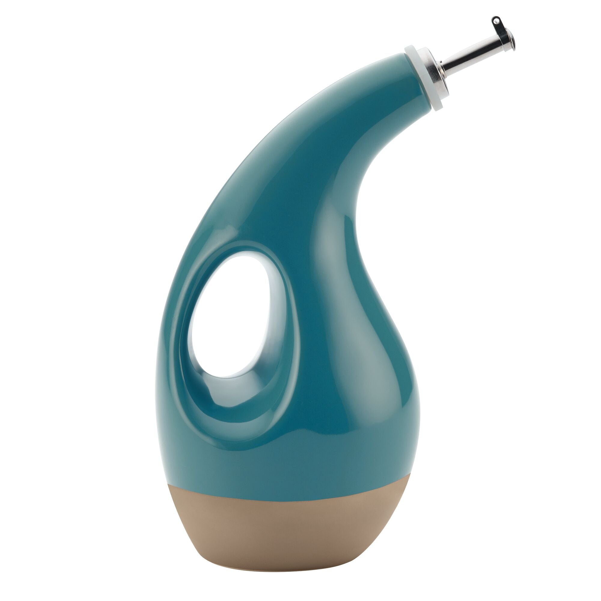 24-Ounce EVOO Bottle | Turquoise Ceramic
