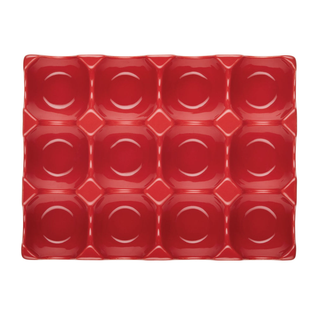 12Cup Ceramic Egg Tray Rachael Ray