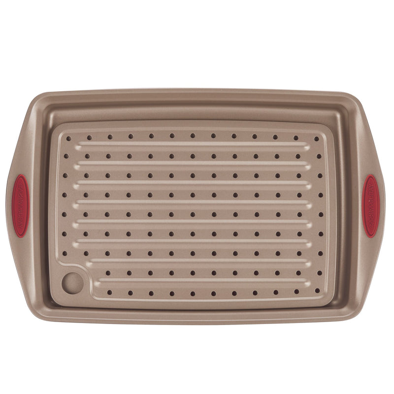 10-Inch x 15-Inch Nonstick Crisper Pan Set