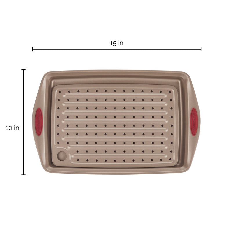 10-Inch x 15-Inch Nonstick Crisper Pan Set