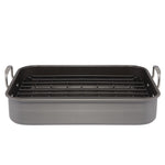 16-Inch x 12-Inch Nonstick Hard Anodized Roaster with Reversible Rack 87657 - 26753095827638