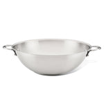 Rachael Ray 14-Inch Stainless Steel Induction Wok with dual handles.