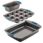 3-Piece Nonstick Muffin, Loaf, and Cake Pan Set 09314 - 26647636803766
