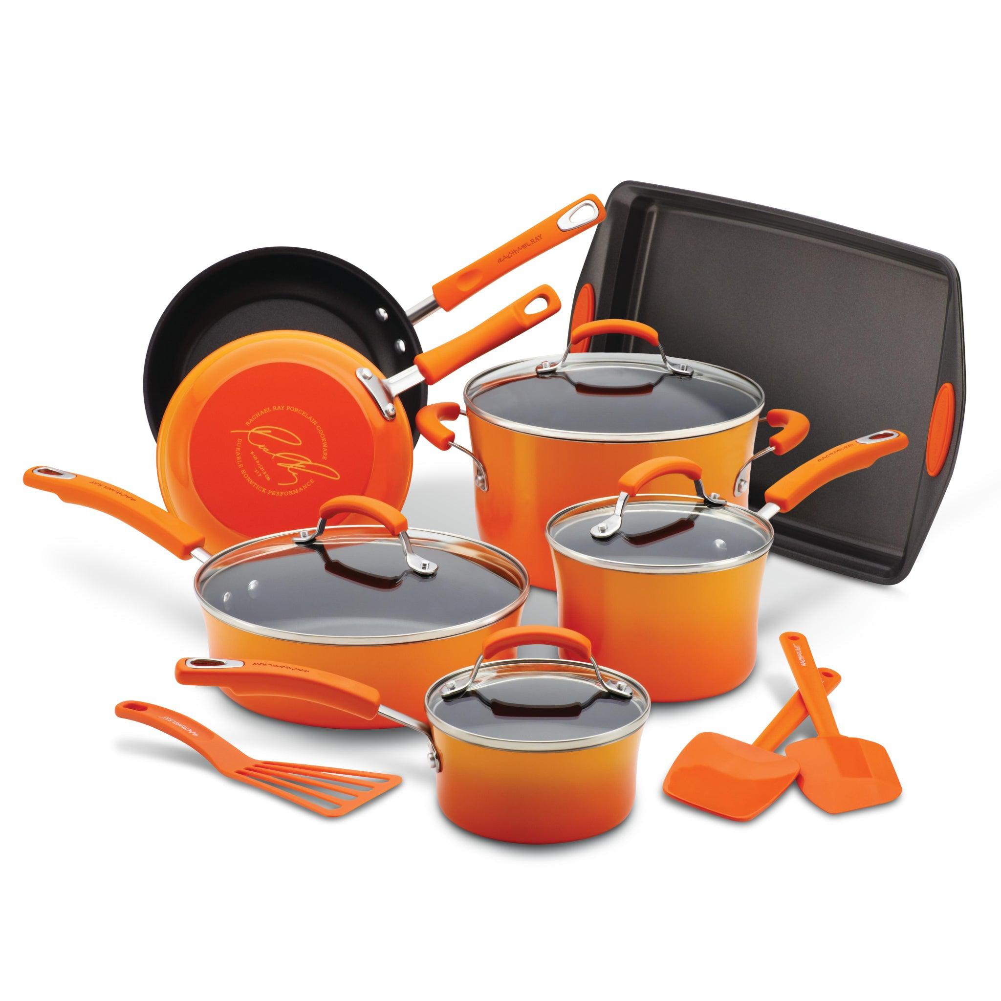 Classic Brights 14 pc Cookware Set Rachael Ray