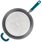 12.5-Inch Hard Anodized Nonstick Induction Deep Frying Pan with Helper Handle 81130 - 26644889862326