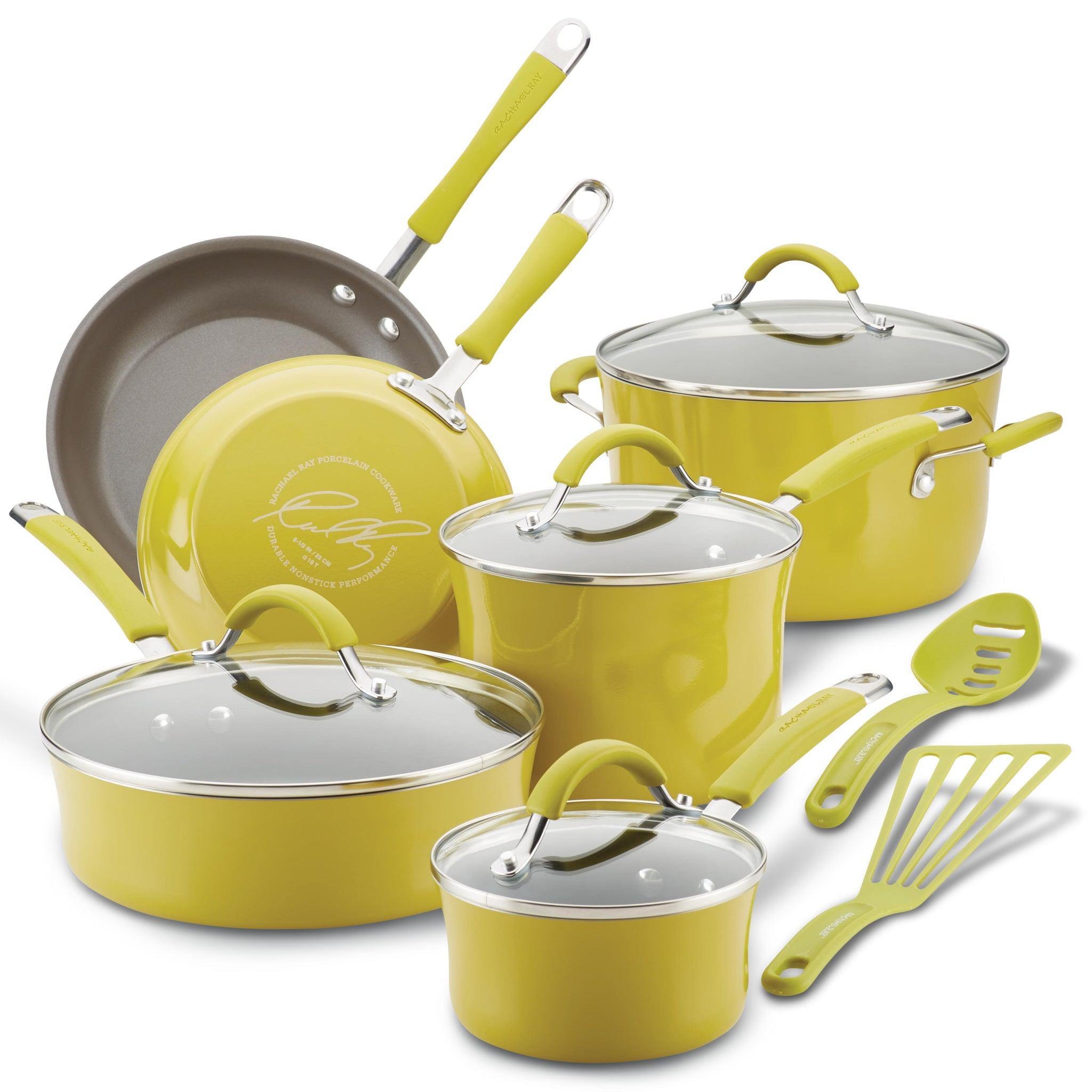 12 Piece Cookware Set: Cucina Nonstick Cookware | Rachael Ray