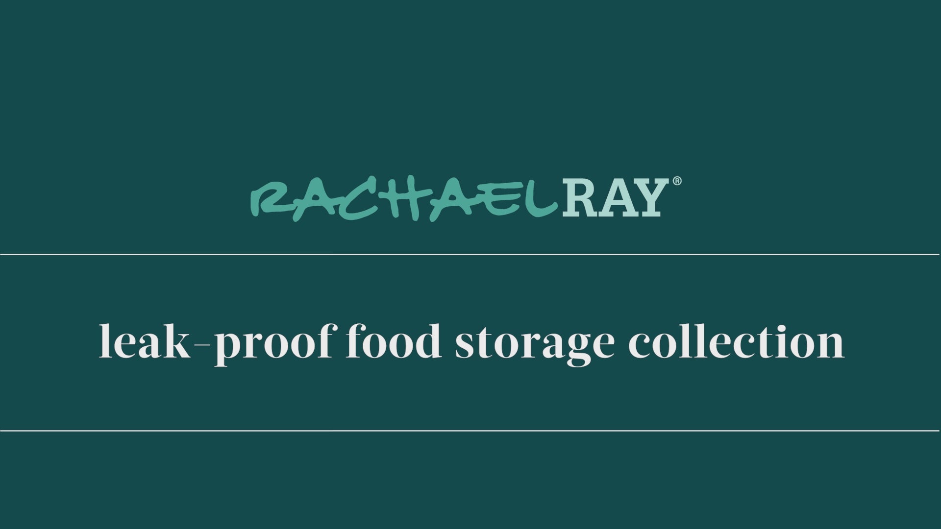 Rachael Ray Containers + Lids, Food Storage, Leak-Proof
