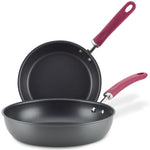 9.5-Inch and 11.75-Inch Hard Anodized Nonstick Induction Frying Pan Set 81128 - 26650909540534