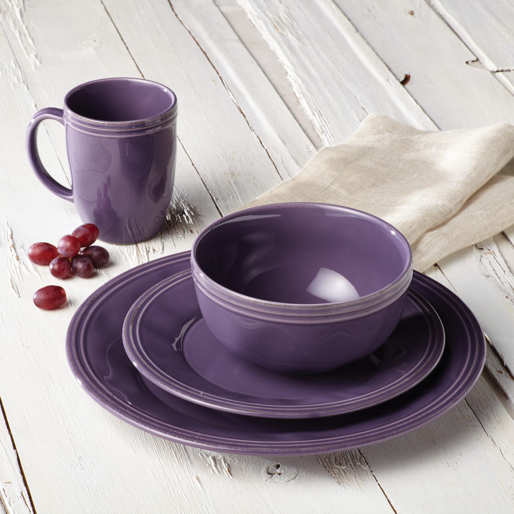 16 Piece Dinnerware Set Cucina Dinnerware Rachael Ray