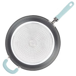 12.5-Inch Hard Anodized Nonstick Induction Deep Frying Pan with Helper Handle 81132 - 26644897464502