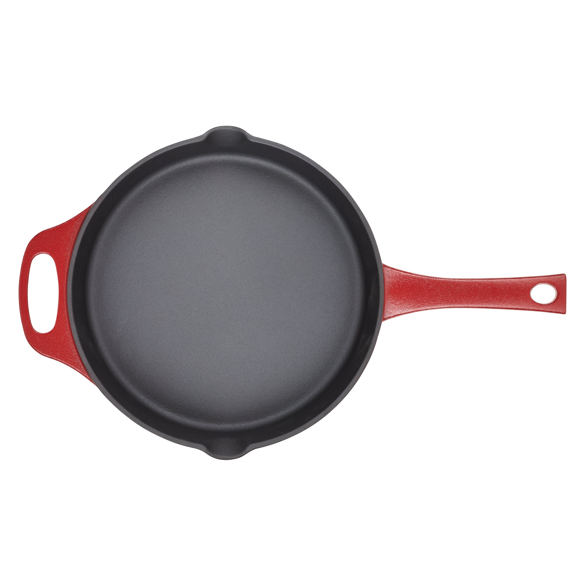 Premium RUST-RESISTANT™ Cast Iron Skillet | Red