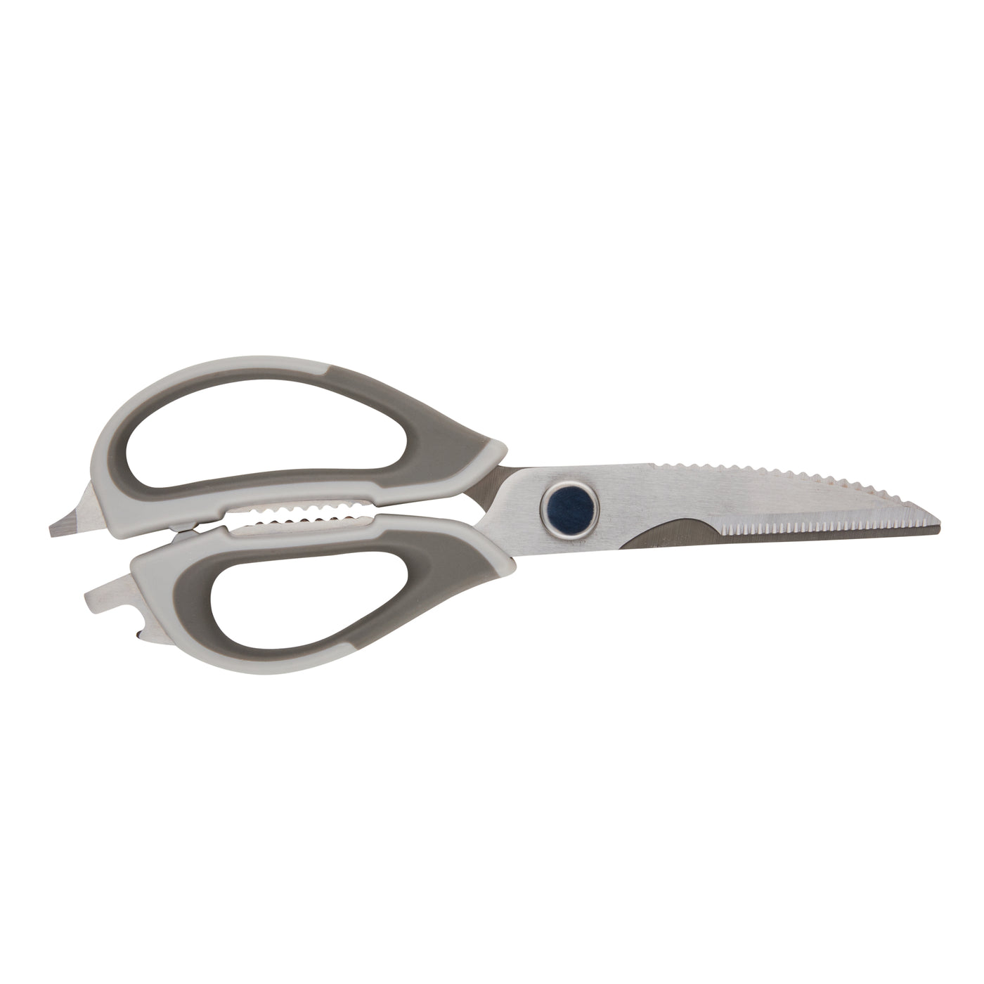 Multi Shear Kitchen Scissors with Herb Stripper and Sheath | Gray