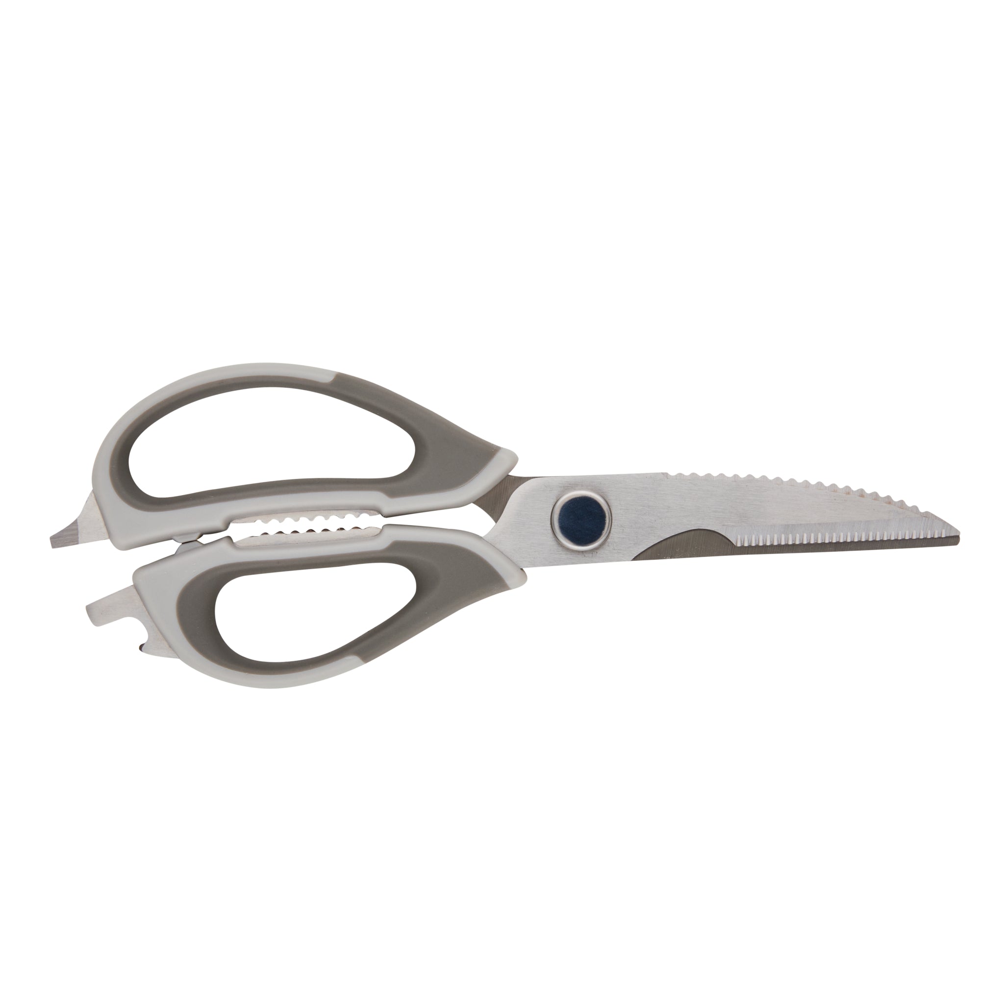 Multi Shear Kitchen Scissors with Herb Stripper and Sheath | Gray