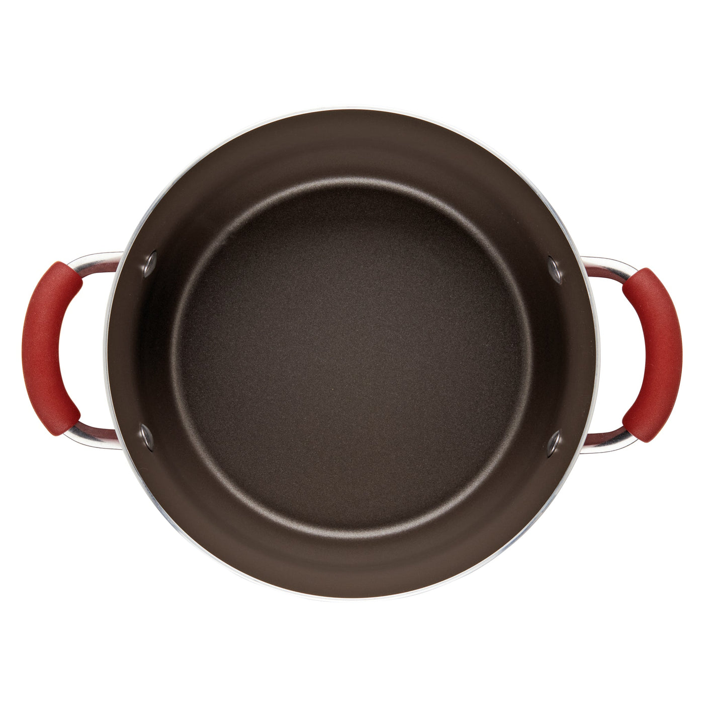 14-Piece Nonstick Cookware and Measuring Cup Set | Cranberry Red