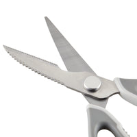 Multi Shear Kitchen Scissors with Herb Stripper and Sheath | Gray