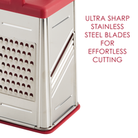 Tools and Gadgets Box Grater | Red