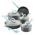 10-Piece Create Delicious Hard Anodized Nonstick Induction Cookware Set