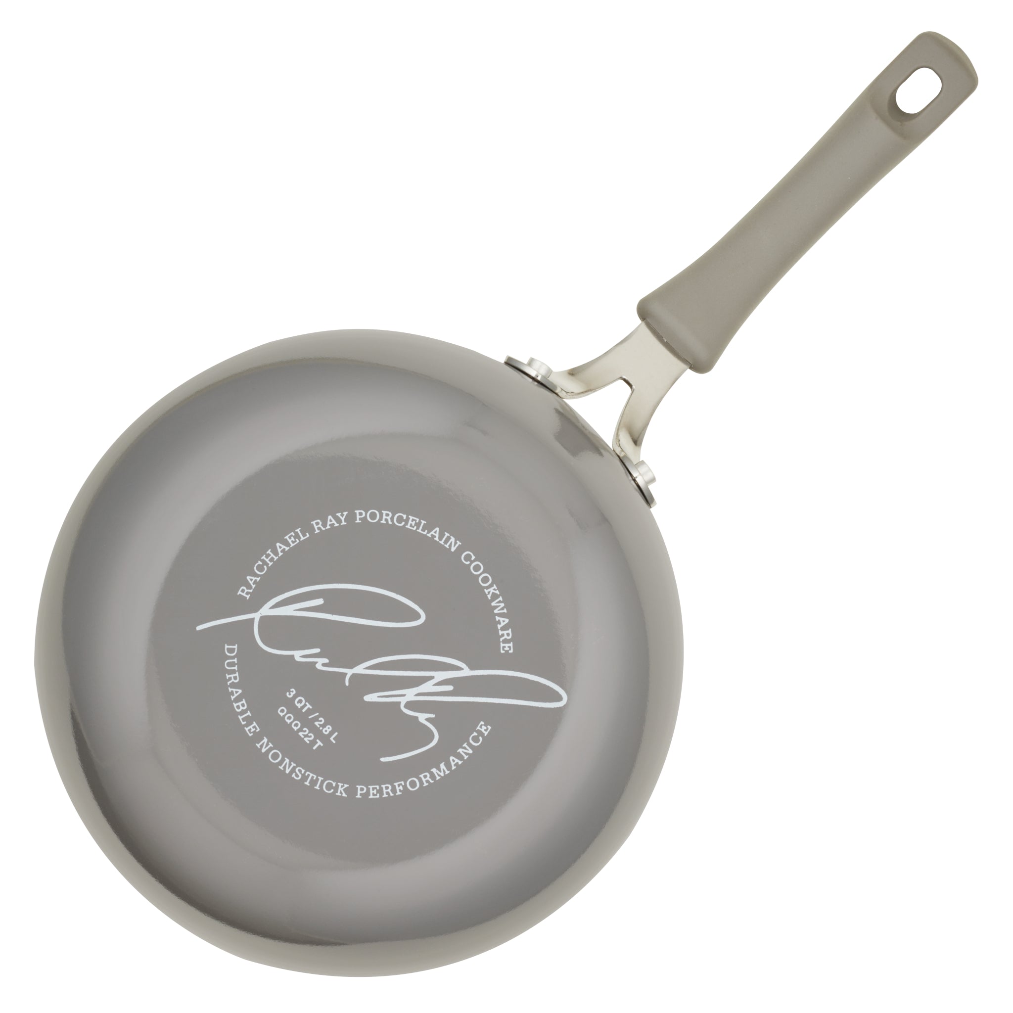 3-Quart Nonstick Saucier Pan | Gray