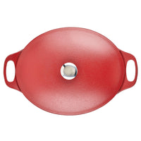 Premium RUST-RESISTANT™ Cast Iron Dutch Oven | Red