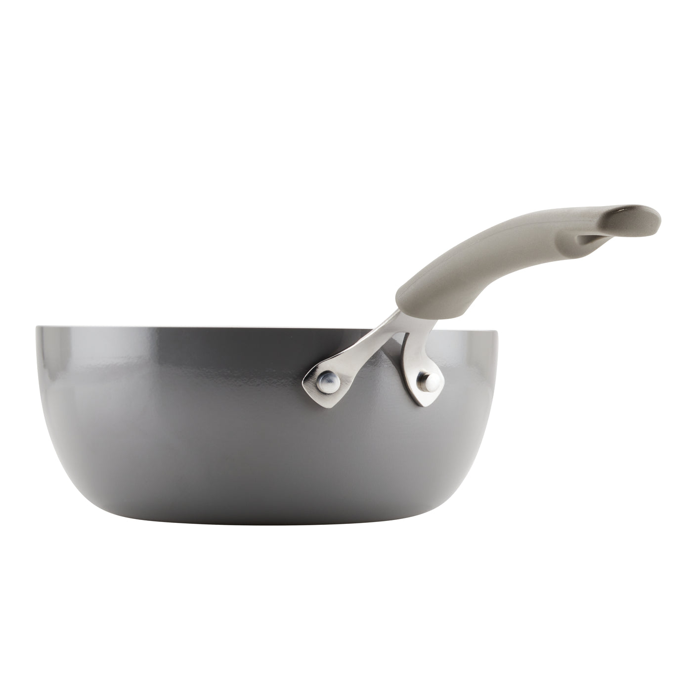 3-Quart Nonstick Saucier Pan | Gray