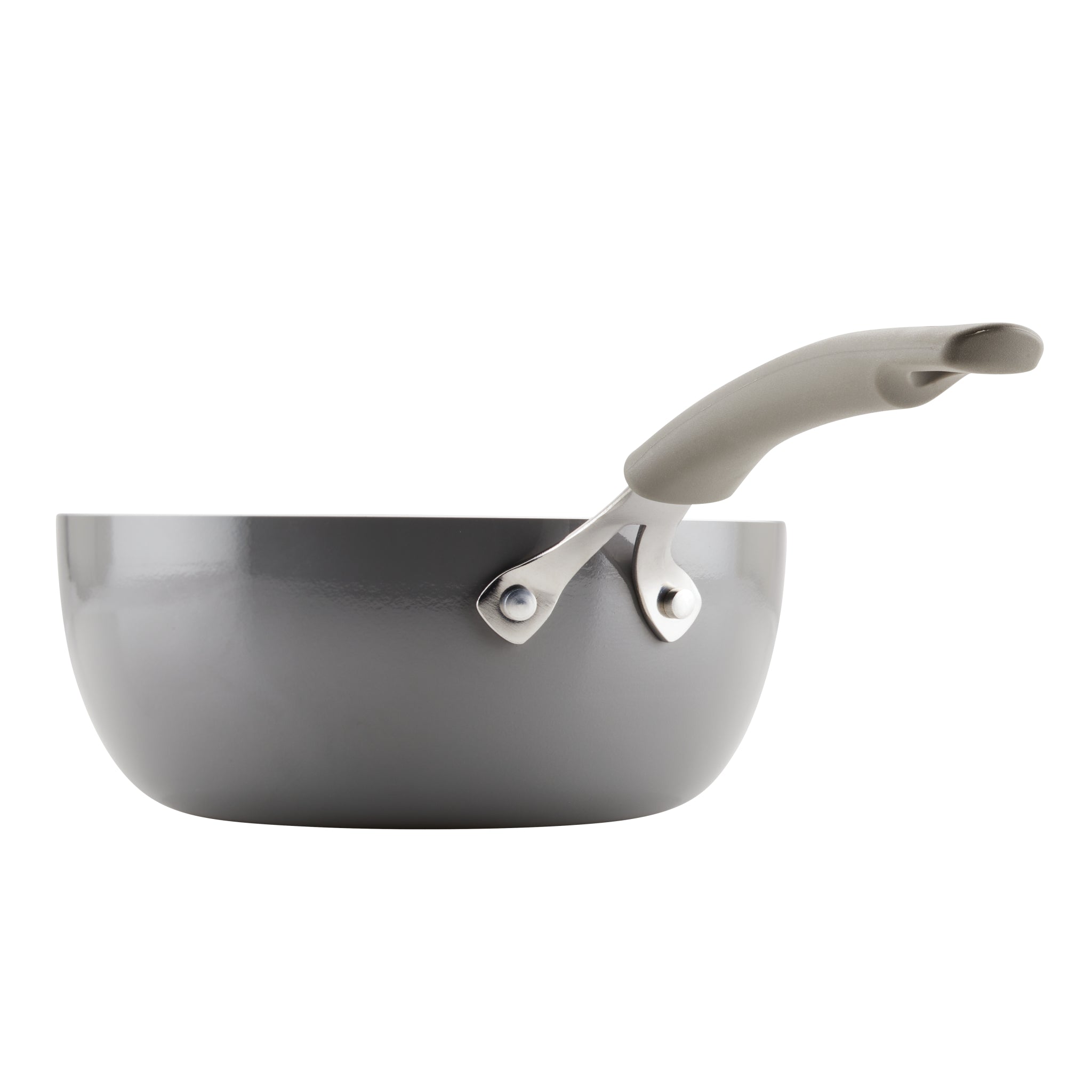 3-Quart Nonstick Saucier Pan | Gray