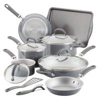 13-piece nonstick induction cookware set that’s versatile and dishwasher safe.