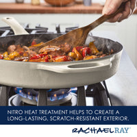 12-Inch RUST-RESISTANT™ Cast Iron Skillet | Almond