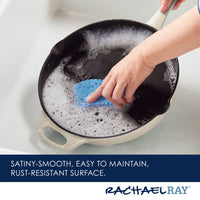 12-Inch RUST-RESISTANT™ Cast Iron Skillet | Almond