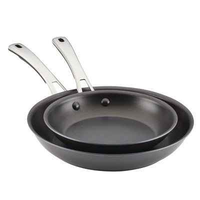 2-Piece Cook + Create Hard Anodized Nonstick Frying Pan Set