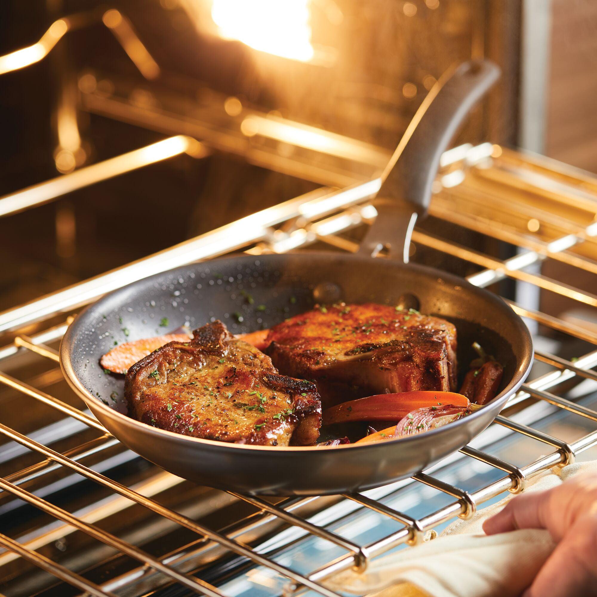 【James Rayls】 アールデコ ディナーフルセット 8名用87本組 10-Piece Cook + Create Hard Anodized Nonstick Cookware Set