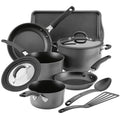 10-Piece Cook + Create Hard Anodized Nonstick Cookware Set
