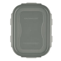 The 30-Piece Nestable Food Storage Containers have a gray design with textured lids, featuring a durable build to keep your meals fresh. Additionally, they are BPA-free for safe and worry-free food storage.